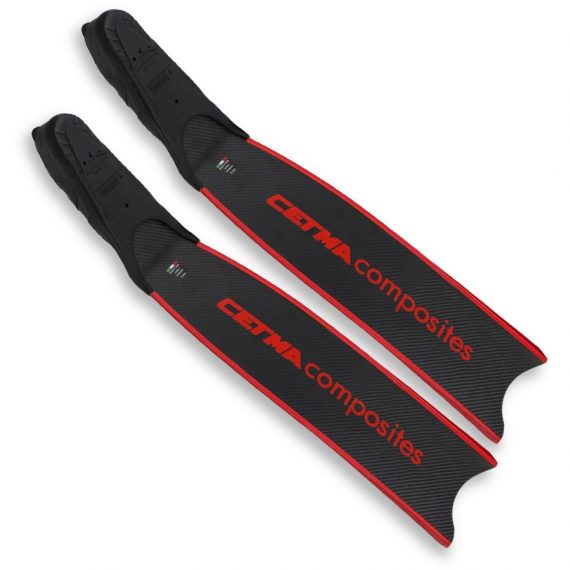 Cetma Prana Carbon Fins Red