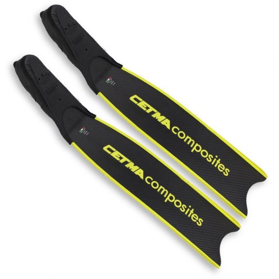 Cetma Prana Carbon Fins Yellow