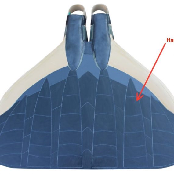 Glide Monofin with Hand-made blade