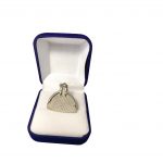 Silver monofin pendant